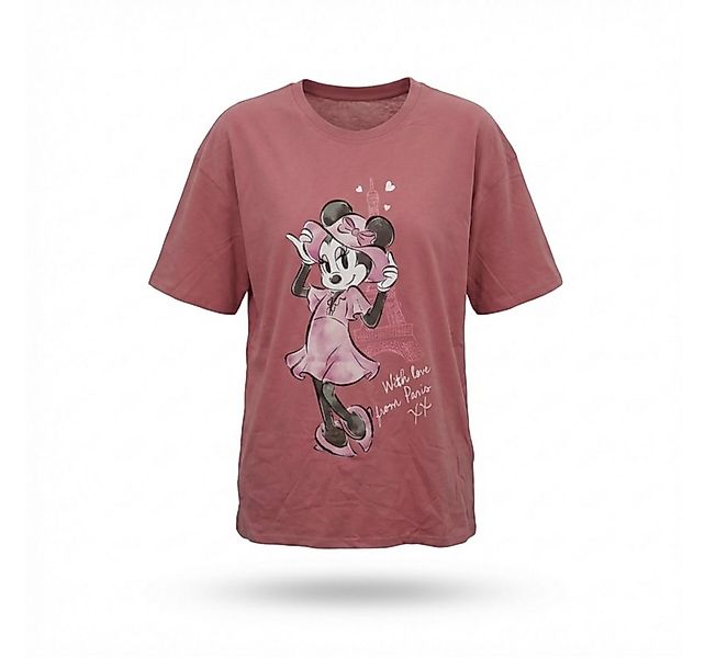 Disney Pyjamaoberteil Disney Minnie Maus Damen kurzarm Schlafshirt S-XL 100 günstig online kaufen