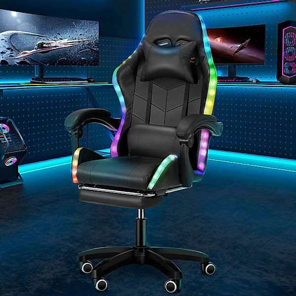 oyajia Gaming-Stuhl Gaming Chair LED, RGB günstig online kaufen