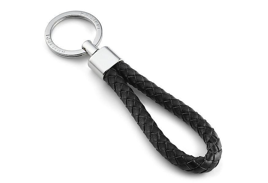 PHILIPPI Schlüsselanhänger Philippi Schlüsselanhänger Sergio Nickel/Leder s günstig online kaufen