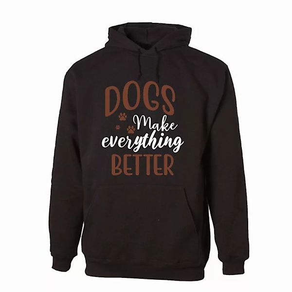 G-graphics Hoodie Dogs make everything better Unisex mit Spruch / Sprüche f günstig online kaufen