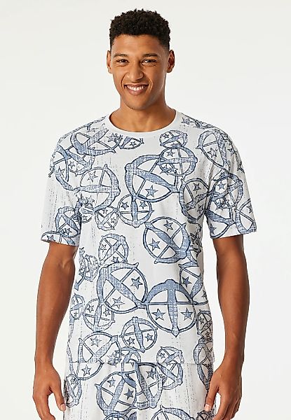 Schiesser Kurzarmshirt "Schiesser 150 Years" Rundhalsausschnitt, Baumwolle, günstig online kaufen