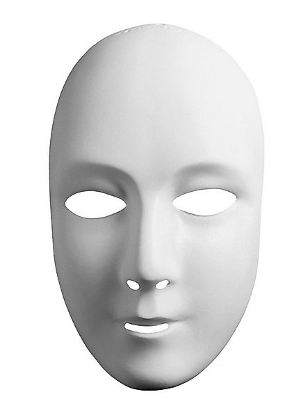 Metamorph Verkleidungsmaske Neutralmaske Kopf Frau - Fasching Karneval Hall günstig online kaufen