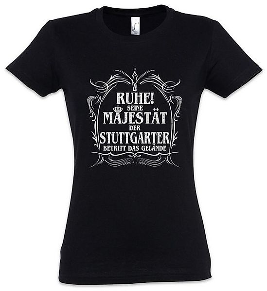 Urban Backwoods Print-Shirt Seine Majestät Der Stuttgarter Damen T-Shirt St günstig online kaufen