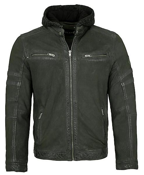 Jilani Lederjacke Abramo-4 Jilani - Herren Lederjacke Kapuze Nubukleder bra günstig online kaufen