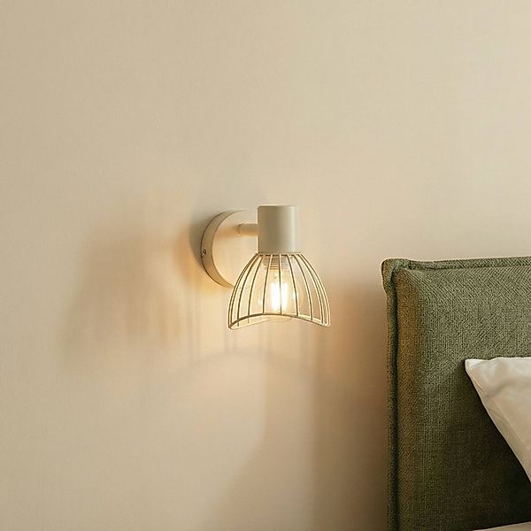 Lindby Deckenleuchte Piena, beige, 1-flg., Metall, Ø 93,cm günstig online kaufen