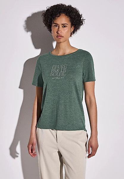 STREET ONE T-Shirt, im angenehmen Materialmix günstig online kaufen