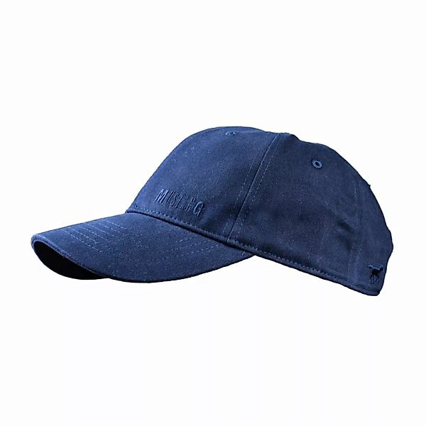 MUSTANG Herren Cap - Baseball Cap, Käppi, Logo Stickerei, einfarbig Dunkelb günstig online kaufen
