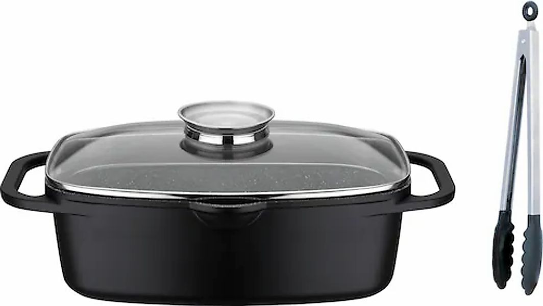 GSW Bräter »Gourmet Grantit«, Aluminiumguss, (Set, 2 tlg.), Induktion, 6 Li günstig online kaufen