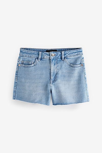 Next Jeansshorts Weiche Denim-Shorts mit Fransensaum günstig online kaufen