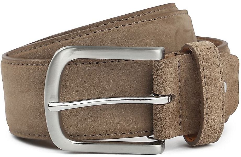 Suitable Ledergürtel Wildleder Hellbraun - Größe 95 günstig online kaufen