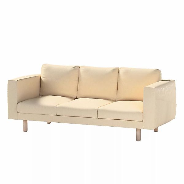 Bezug für Norsborg 3-Sitzer Sofa, ecru, Norsborg 3-Sitzer Sofabezug, Living günstig online kaufen