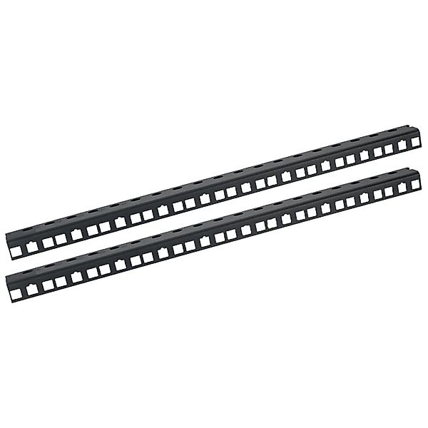 HMF 66810 Rackschiene für Serverschrank 2 Stück 10 Zoll 10 HE Schwarz günstig online kaufen