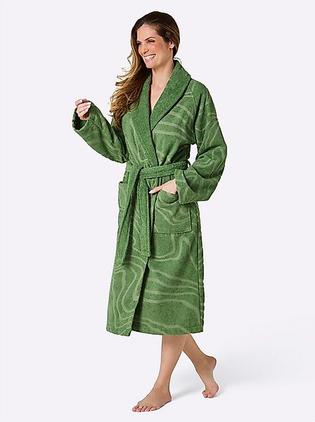 Plantier Damenbademantel Bademantel ., Baumwolle, Bindeband günstig online kaufen