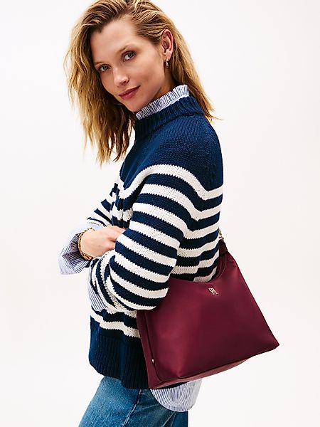 Tommy Hilfiger Schultertasche "POPETTE SHOULDER BAG", Damen Umhängetasche, günstig online kaufen