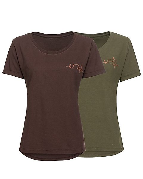 Parforce Essential T-Shirt Damen 2er-Set T-Shirts Heartbeat günstig online kaufen