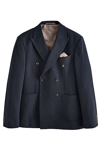 Next Jackenblazer Zweireihiges Regular Fit Signature Sakko (1-tlg) günstig online kaufen