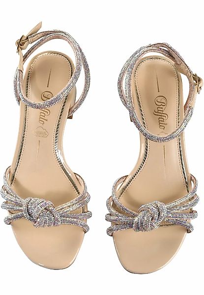 Buffalo High-Heel-Pumps "Buffalo Buffalo Lilly Bow - Vegan Patent" günstig online kaufen