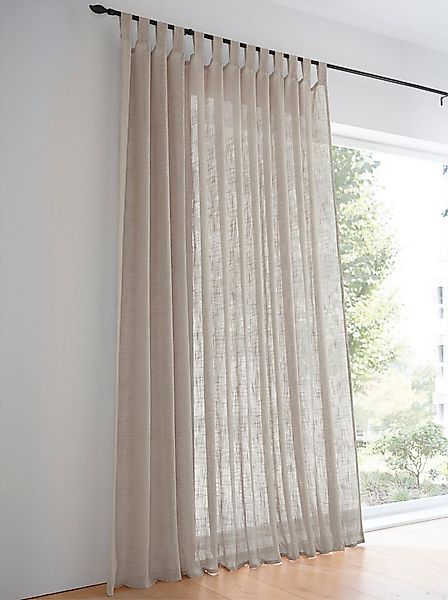 heine Gardine Dekostore (1 St), Schlaufen, halbtransparent, Fensterdekorati günstig online kaufen