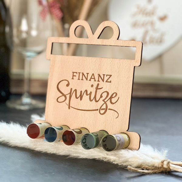 Spruchreif® Spardose Geldgeschenk aus Holz, Gutscheinverpackung, günstig online kaufen
