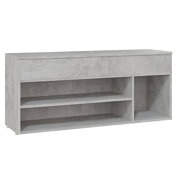 vidaXL Schuhregal Schuhbank Betongrau 105x30x45 cm günstig online kaufen