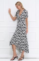 Passioni Midikleid im Wickelstil günstig online kaufen