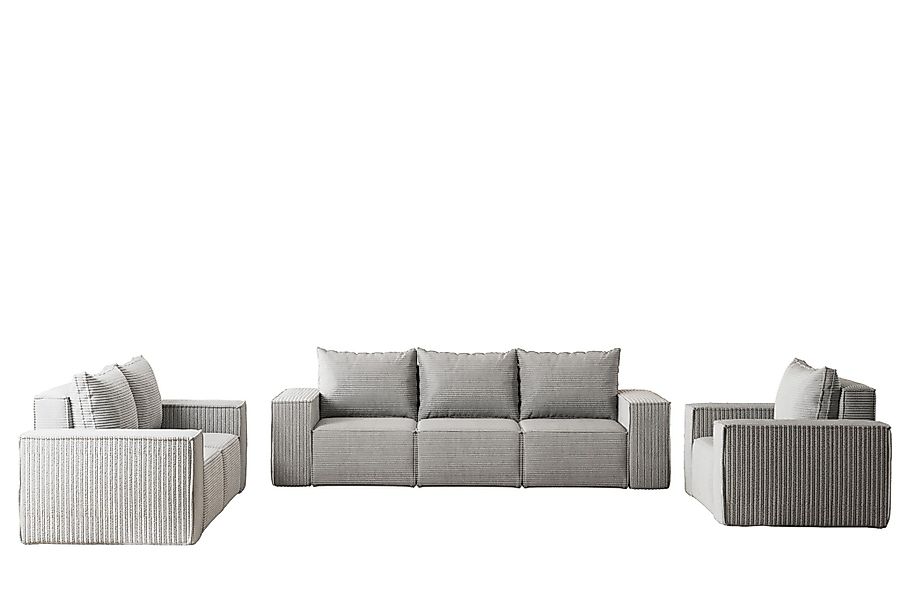 Fun Möbel Polstergarnitur Sofa-Set Designersofa ESTELLE günstig online kaufen