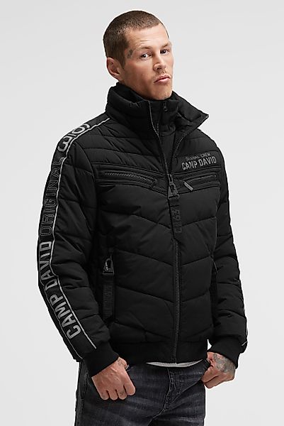 CAMP DAVID Winterjacke mit Rippbündchen im günstig online kaufen