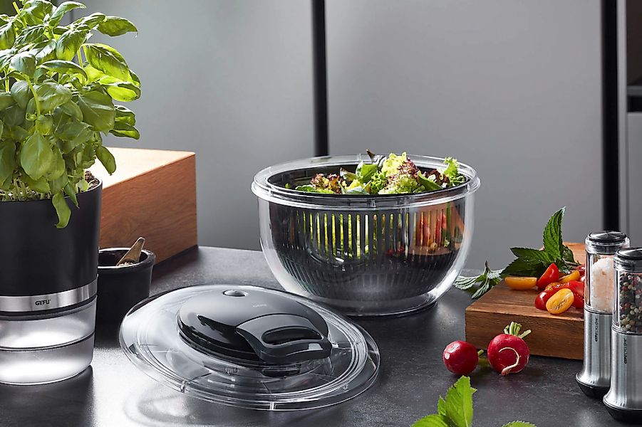 GEFU Salatschleuder "PULLIT" Seilzugantrieb günstig online kaufen