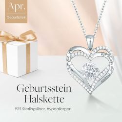 PFCTART Herzkette 925 Sterling Silber Herz-Anhänger günstig online kaufen