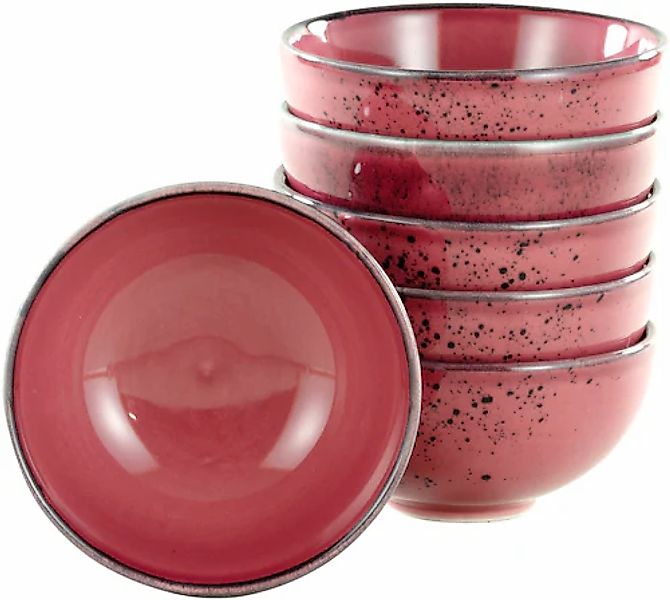 CreaTable Dipschale »NATURE COLLECTION« 6 Stk. aus Steinzeug Snackschale, Ø günstig online kaufen