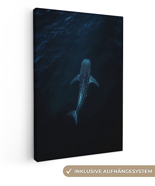 OneMillionCanvasses® Leinwandbild Ozean - Walhai - günstig online kaufen