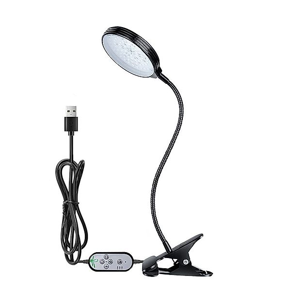 Rosnek Pflanzenlampe Voll Spektrum, Verstellbarer Schwanenhals,mit günstig online kaufen