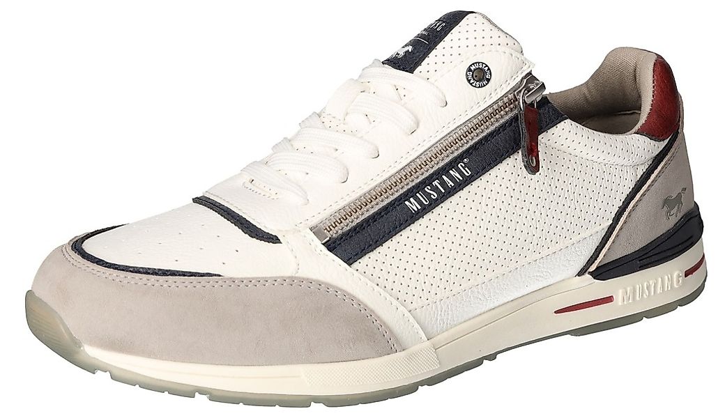Mustang Shoes Sneaker mit Außenreißverschluss, Freizeitschuh, Halbschuh, Sc günstig online kaufen