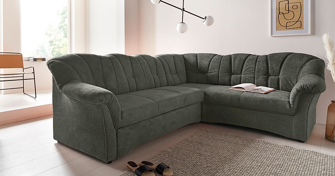 DOMO collection Ecksofa »Papenburg B/T/H: 242/190/84 cm L-Form«, wahlweise günstig online kaufen