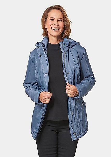 GOLDNER Winterjacke Jacke mit Kapuze in dezenter Crashstruktur Warmes Stepp günstig online kaufen