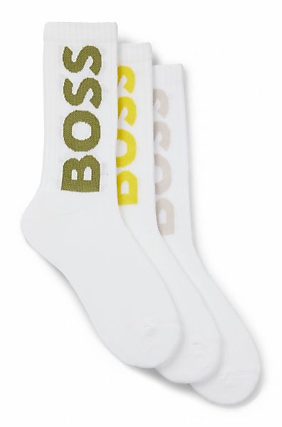 BOSS "3P QS Rib Logo CC" mit Logo günstig online kaufen