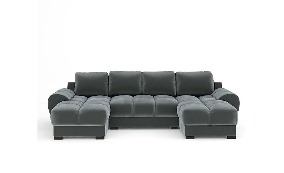 Wohnlandschaft  Peebles ¦ grau ¦ Maße (cm): B: 330 H: 90 Polstermöbel > Sof günstig online kaufen
