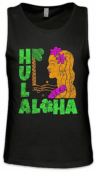 Urban Backwoods Tanktop Hula Girl Ärmelloses T-Shirt Aloha Island Tiki Bar günstig online kaufen