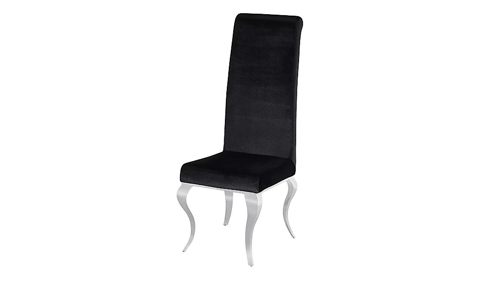 Stuhl - schwarz - 48 cm - 120 cm - 55 cm - Stühle > Esszimmerstühle - Möbel günstig online kaufen