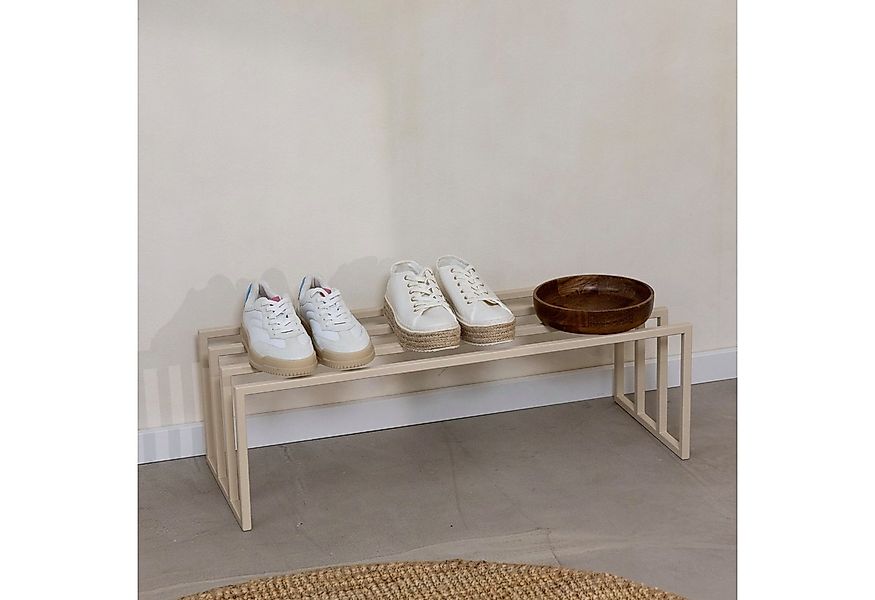 Metallbude Schuhregal BOVI, Designschuhregal aus Metall für 6 Schuhpaare, r günstig online kaufen