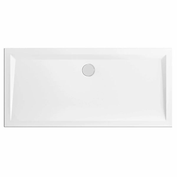 Schulte Duschwannen-Set Extraflach Rechteck 160 cm x 75 cm Alpinweiß günstig online kaufen