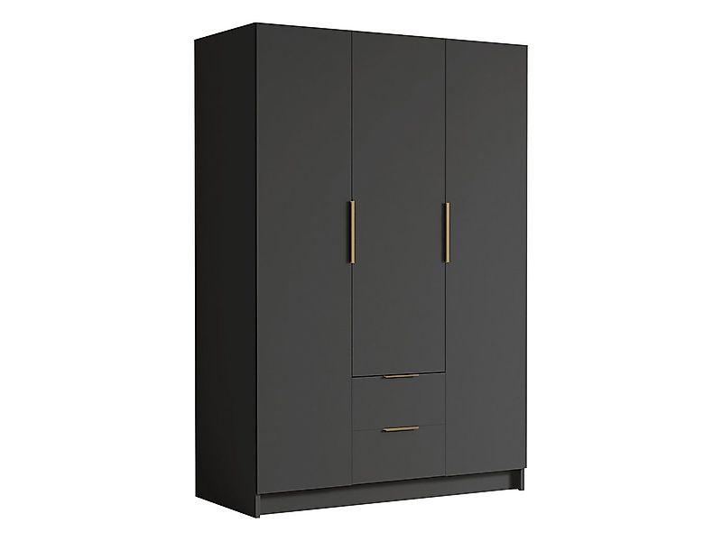 MIRJAN24 Kleiderschrank Calwi I (mit drei Drehtüren und zwei Schubladen) Kl günstig online kaufen