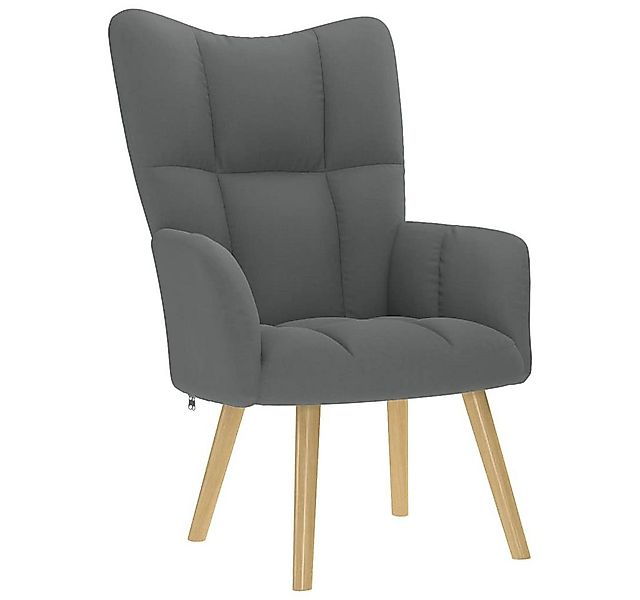 vidaXL Sessel Relaxsessel Dunkelgrau Stoff (1-St) günstig online kaufen