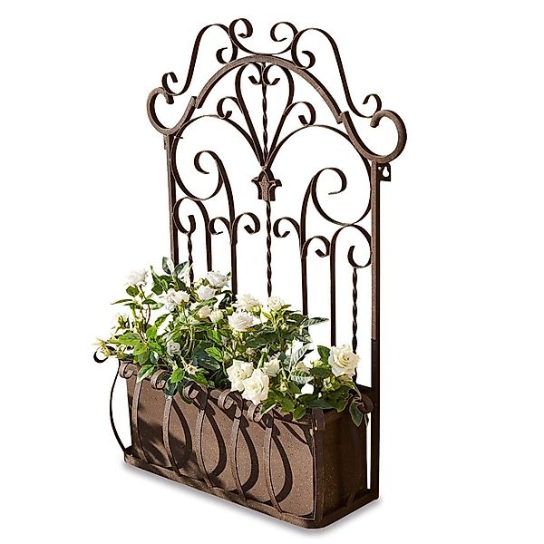 Mirabeau Übertopf Blumenkasten Secourt antikbraun günstig online kaufen