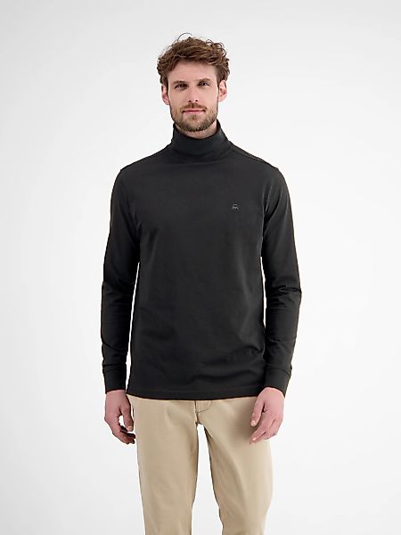LERROS Rollkragenshirt mit Logo Stickerei günstig online kaufen
