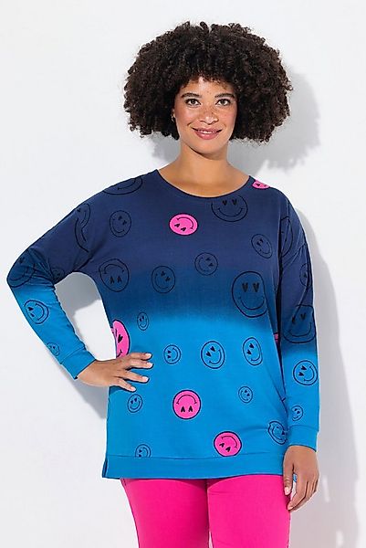 Angel of Style Sweatshirt Sweatshirt oversized Farbverlauf Smiley Langarm günstig online kaufen
