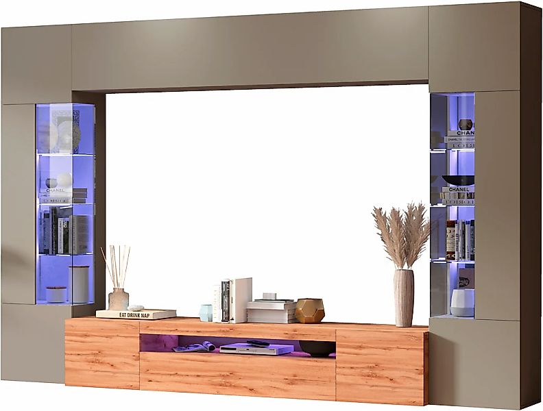 INOSIGN Wohnwand "New Egypt" Breite 290cm, 4 Stk. tlg. günstig online kaufen