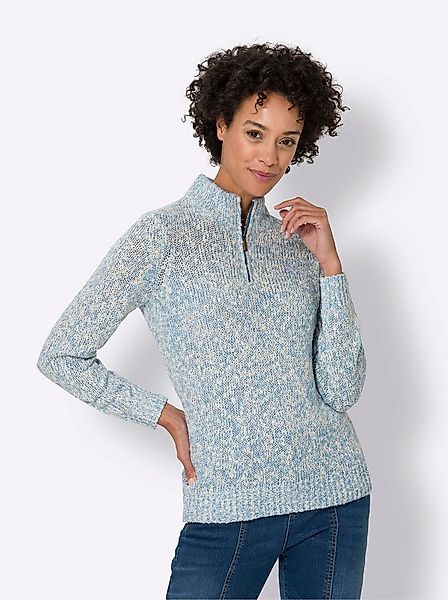 Sieh an! Strickpullover Pullover Langarm günstig online kaufen