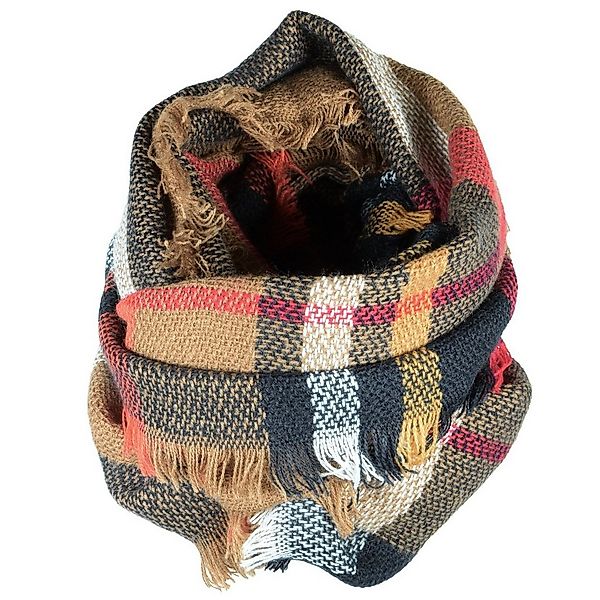 cosey Loop Bunter Schal (Loop-Schal), XL Größe in verschiedenen Farben günstig online kaufen