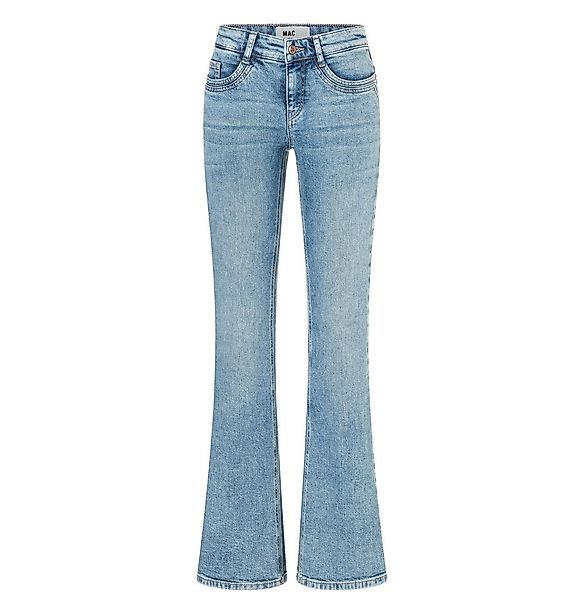 MAC Bootcut-Jeans blau Flared Fit mit geradem Bein, ausgestellter Saum günstig online kaufen